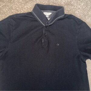 Calvin Klein Men's Black Polo Shirt